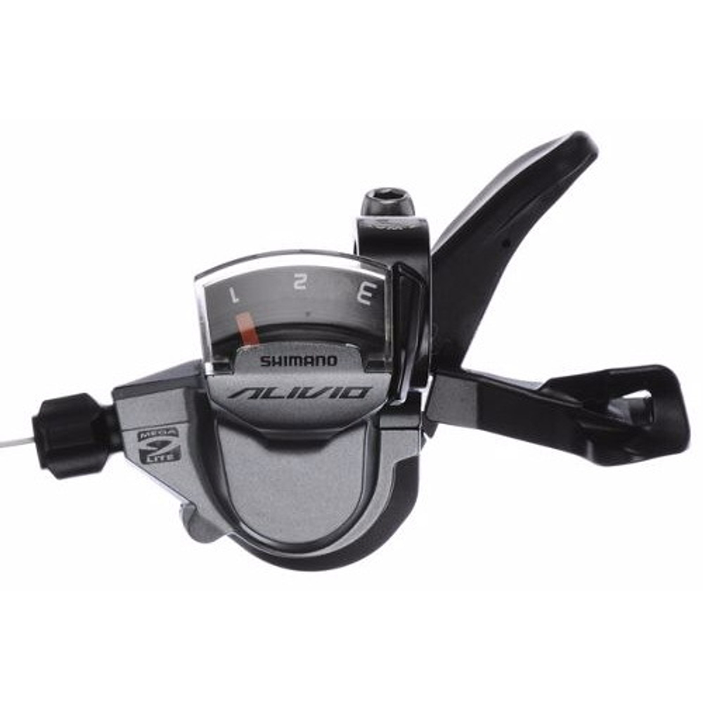 Шифтер Shimano Alivio, M4000, лев, 3ск, тр. 1800мм