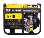 Электрогенератор дизельный LDG 5000LX Huter