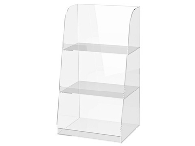 Подставка под товар витрина трехярусная 250х200х450