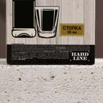 Подарочный набор «На удачу», гель для душа виски 100 мл и стопка, HARD LINE