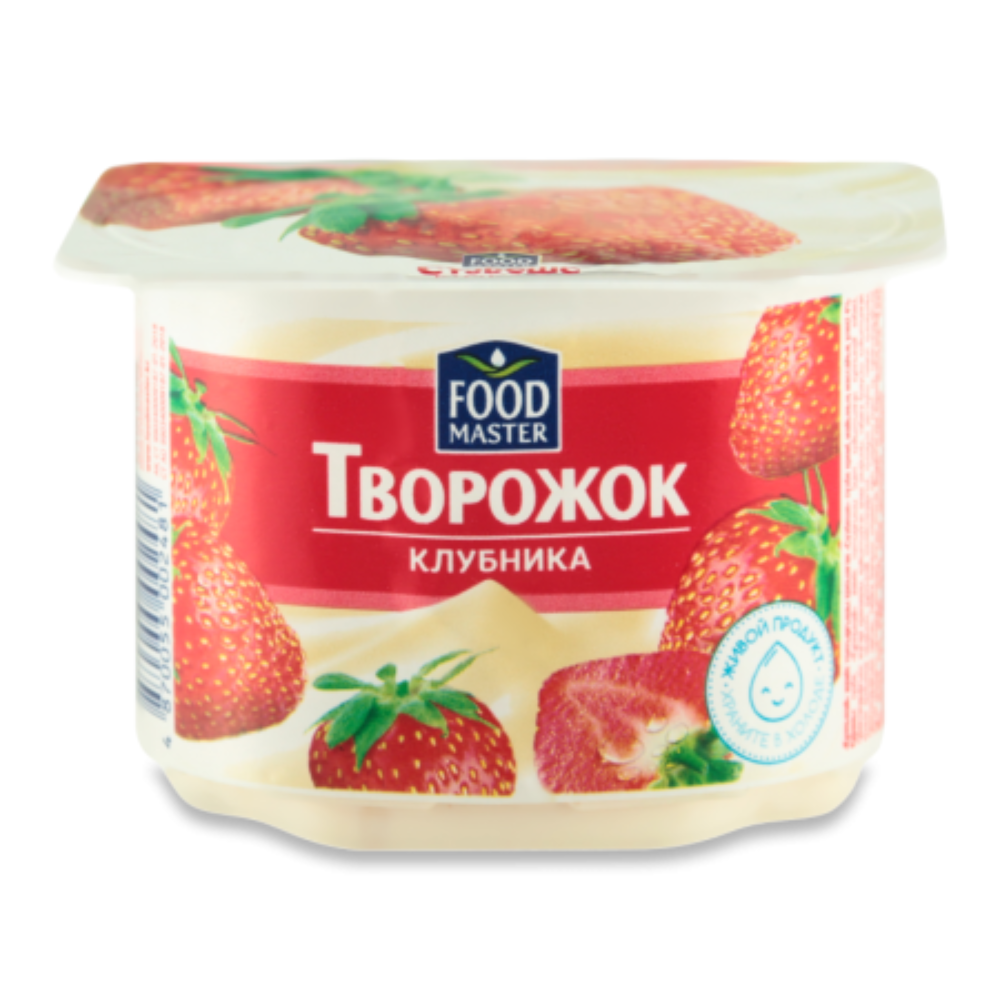 Творожок Food Master клубника 110 гр