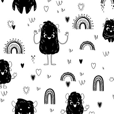 монстры и радуга