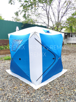 Палатка куб №1622 220х220х235 (синий)