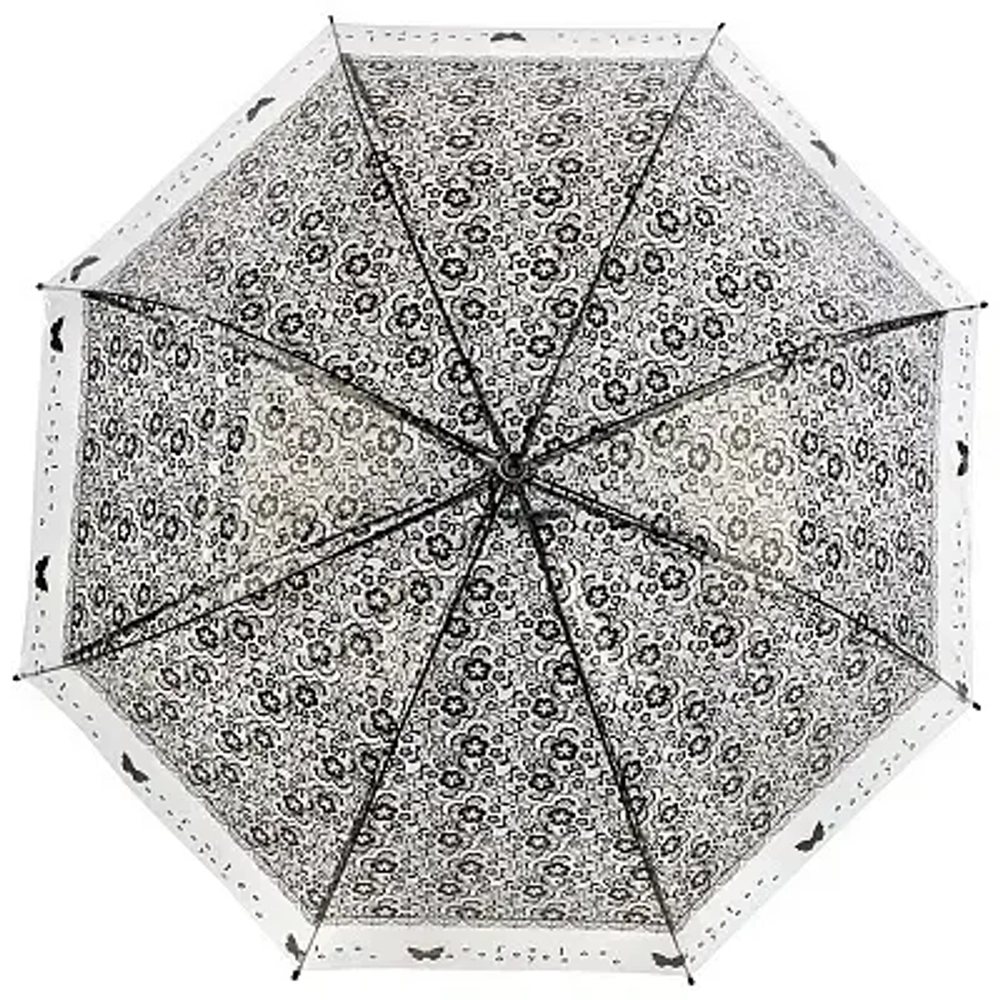 Зонт-трость полуавтоматический 90см «BASIC» черный