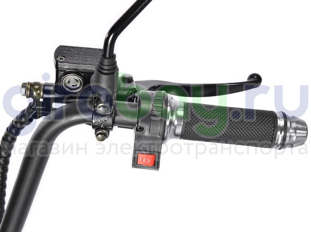 Электроскутер WHITE SIBERIA TRIKE MINI 1500W - Красный фото №13