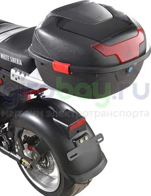 Электроскутер WHITE SIBERIA PRO BLACK EDITION 5000W (60V/40Ah) фото №18