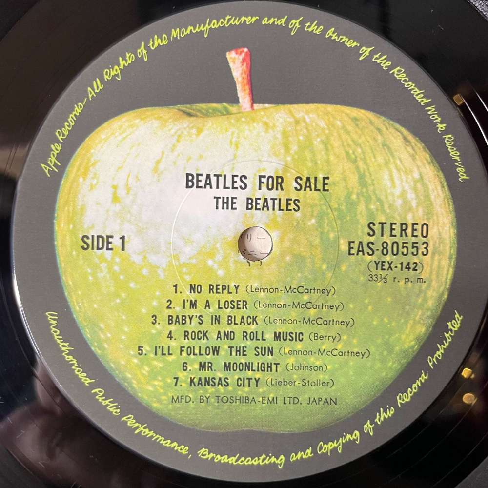 Винтажная виниловая пластинка LP The Beatles For Sa le (Japan 1976) (Obi) No Reply