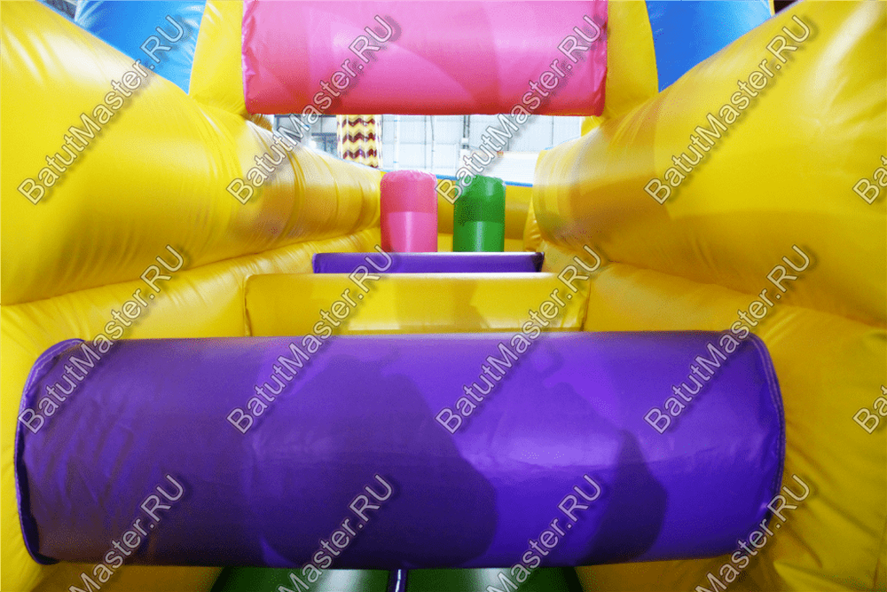 Надувной батут "В гостях у зебры"