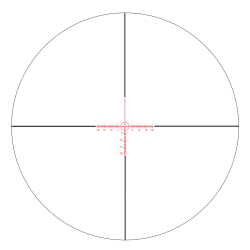 Прицел оптический Veber Black Russian 1-4х24 RG загонник