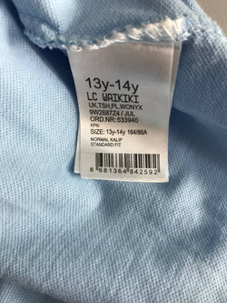 Футболка-поло LC Waikiki для школы, визуально на 13/14 лет