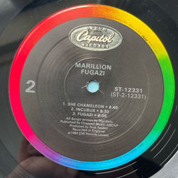 Винтажная виниловая пластинка LP Marillion Fugazi (США 1984)