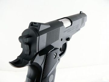 Пистолет пневм. Stalker S1911G (аналог "Colt 1911") к.4,5мм, пластик, 120 м/с, черный,+250шар.