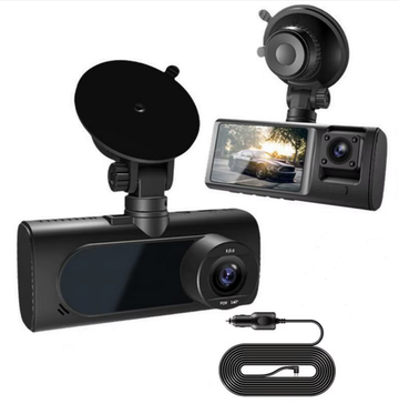 Видеорегистратор с экраном 2"HD +камера в салон BlackBOX DVR V20