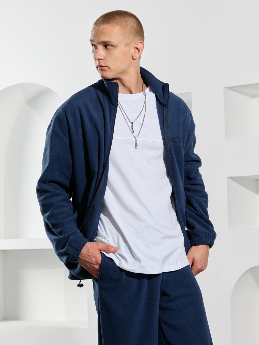 Толстовка мужская Алтай-1 Виотекс ТЁМНО-СИНИЙ