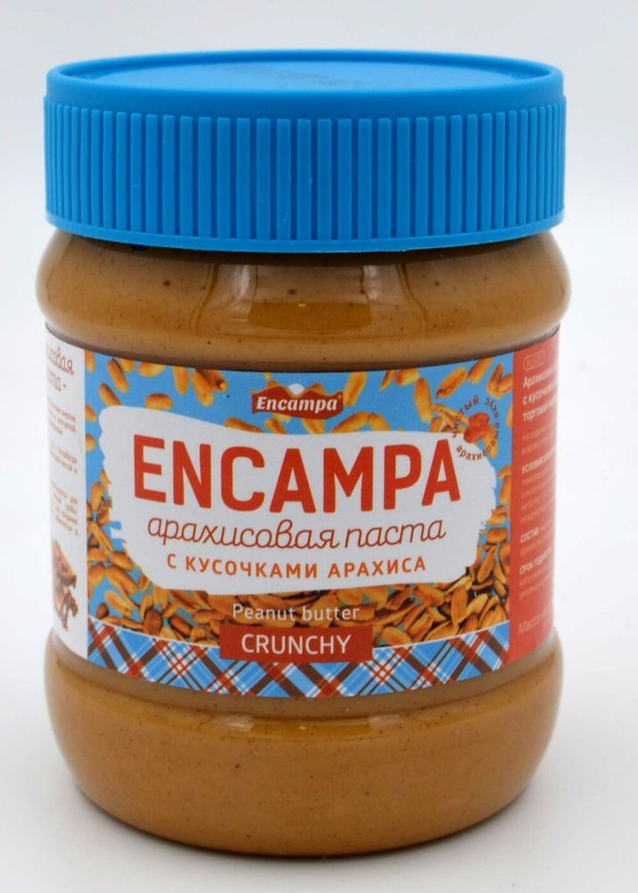 Encampa Арахисовая паста Crunchy 340 г