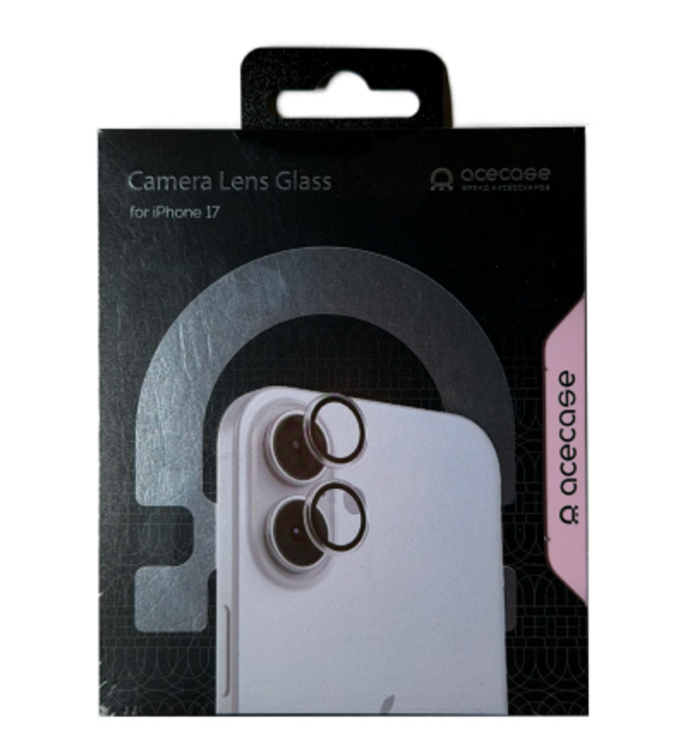 Защитное стекло на линзы камеры AceCase для iPhone 17