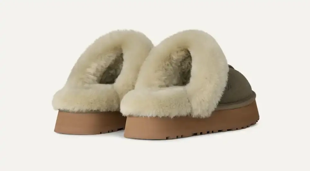 UGG Тапочки Zapatillas Disquette, зеленый