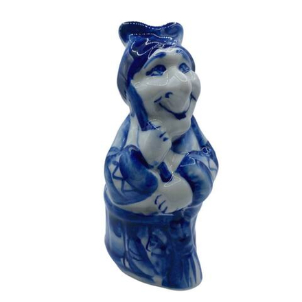 Фигурка Баба-яга малая гжель