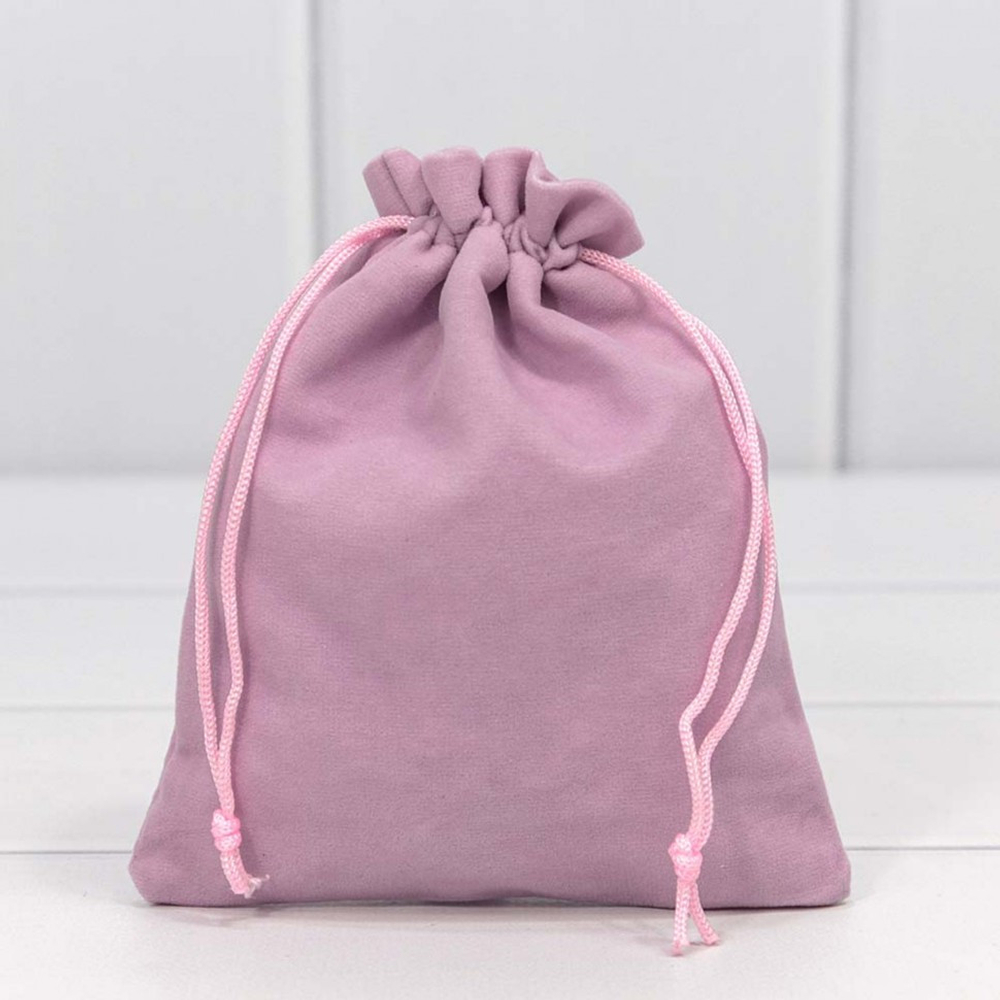 Мешочек 12х15см Бархат класс А (Сиреневый)