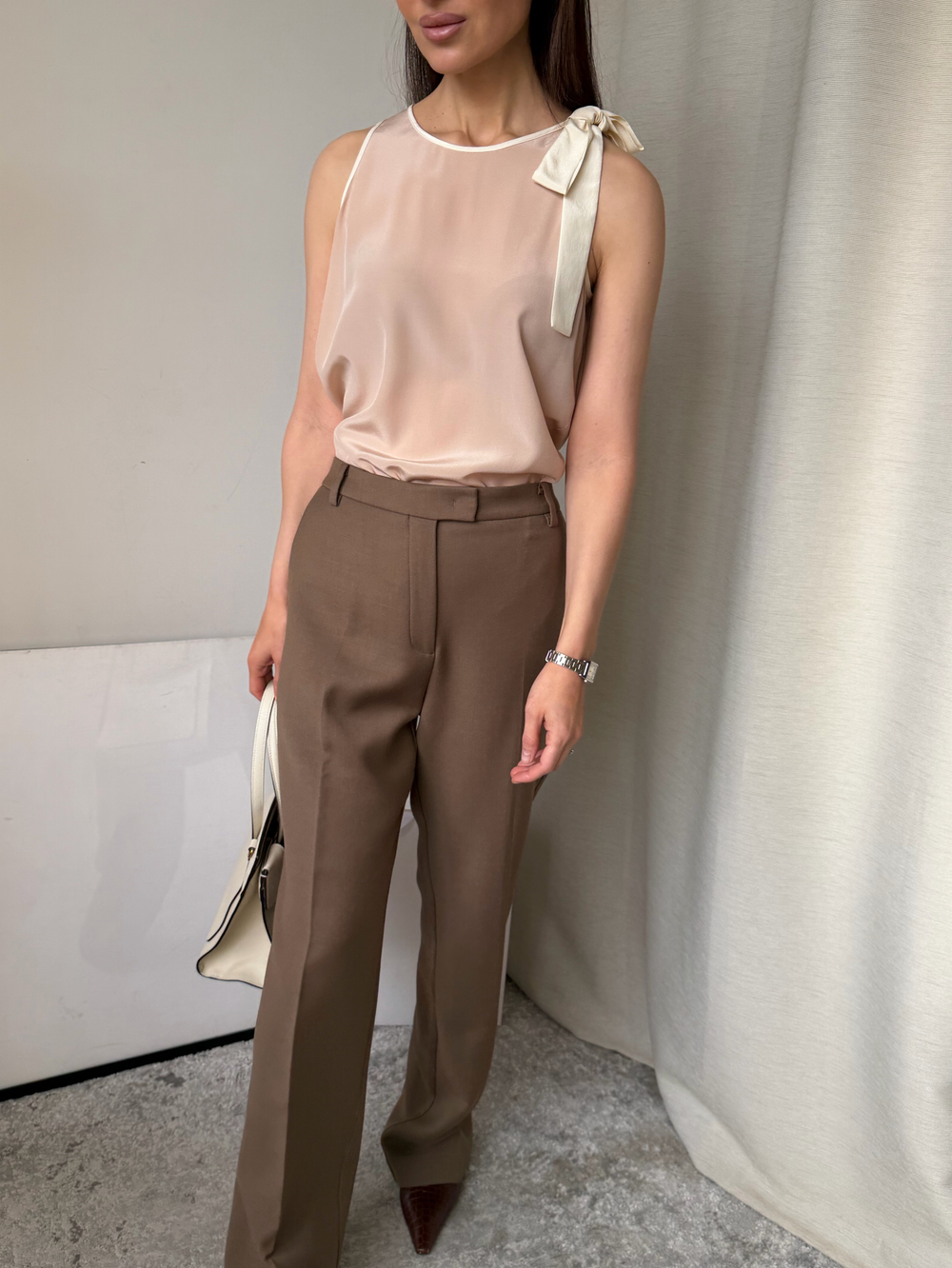 Шелковая блузка Red Valentino, S