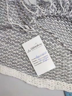 Шарф светлый шерстяной