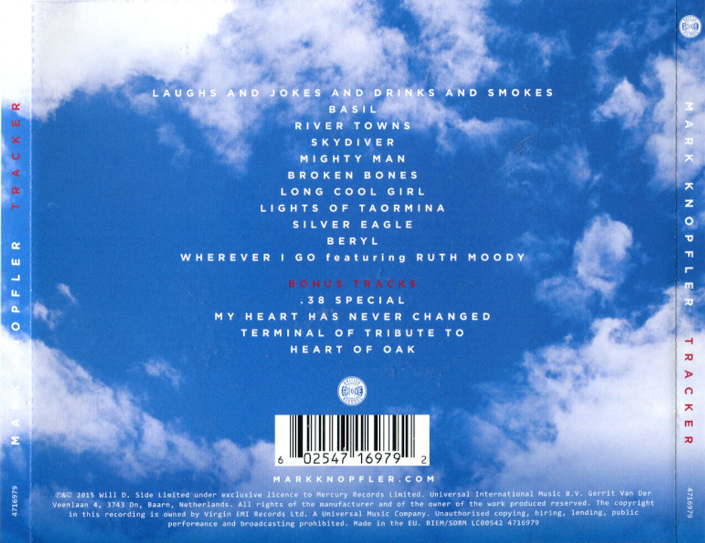 Mark Knopfler / Tracker (CD)