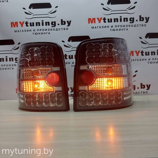 Задние фонари VW Passat B5 black led