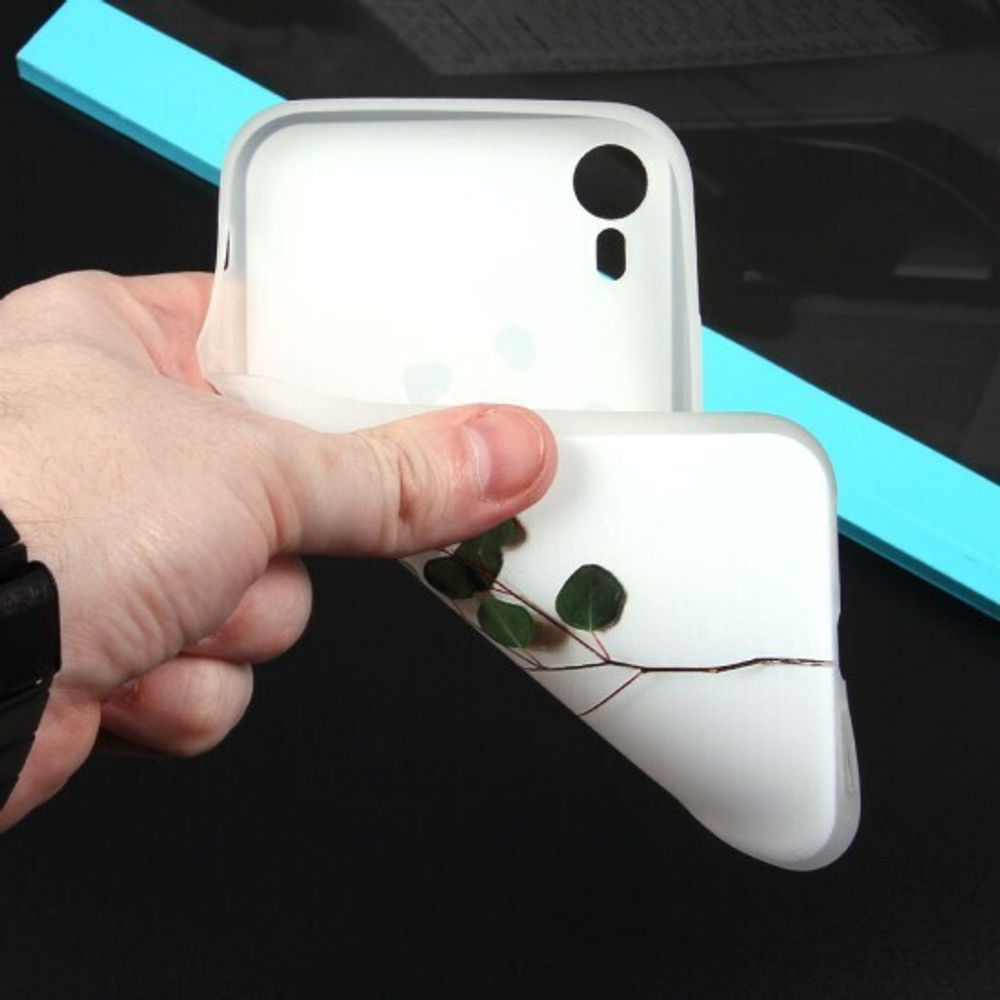 Чехол ТПУ с цветами для Samsung Galaxy J6 (2018), 010773