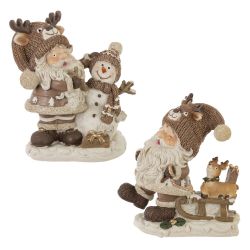 GAEM Фигурка декоративная "Дед Мороз", L11,5 W7 H12 см, 2в.