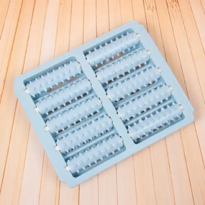 Массажер для ног роликовый «Grateful feet» 26*22 см, голубой