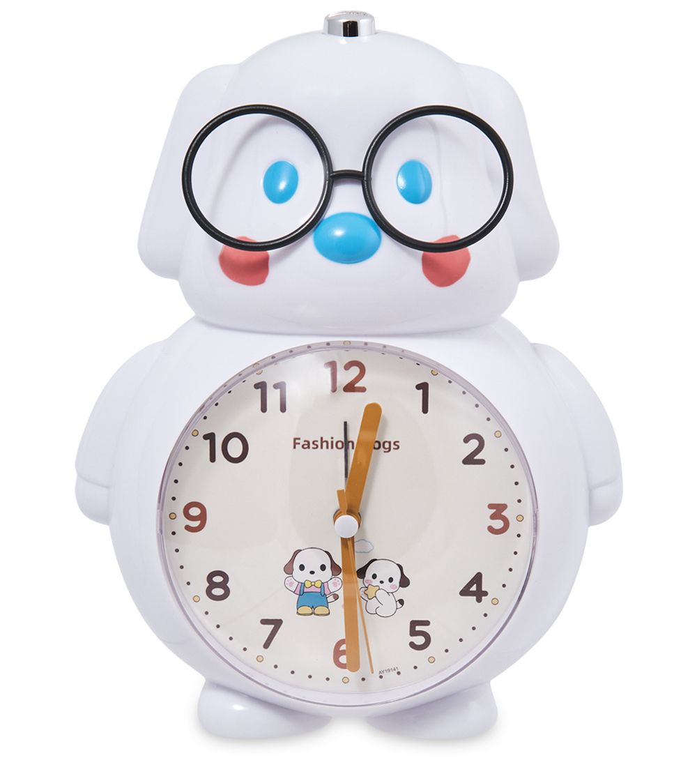 GAEM Art CL-76/3 Будильник «Собачка» белый