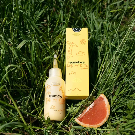 Стимулирующий эликсир для роста детских волос Somelove с ароматом цитрусовых 100мл
