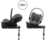 Коляска Cybex Priam IV Rosegold complete Cloud G Lava Grey Base G 3 в 1 Peach Pink
