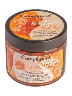 Compliment Тонизирующий гель для лица и тела с экстрактом меда