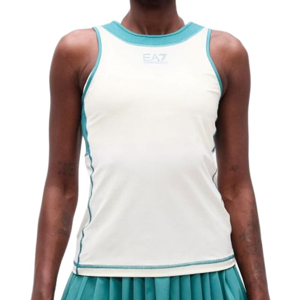 Топ теннисный EA7 Tennis Jersey In Ventus7 - hydro/tofu