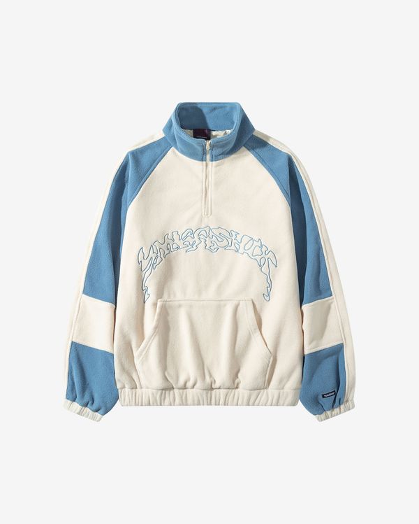 Толстовка Turbo fleece бежевый/синий - фото 1