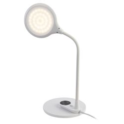 Настольный светильник ЭРА NLED-498-10W-W светодиодный со съемным основанием белый