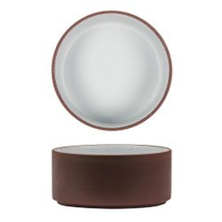 Салатник 800 мл d 15,5 cм h7 cм White Matt New Brown Taiga P.L. [4]