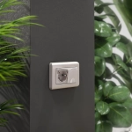 Рамка для двойной розетки Stream (перламутровый) W0082113