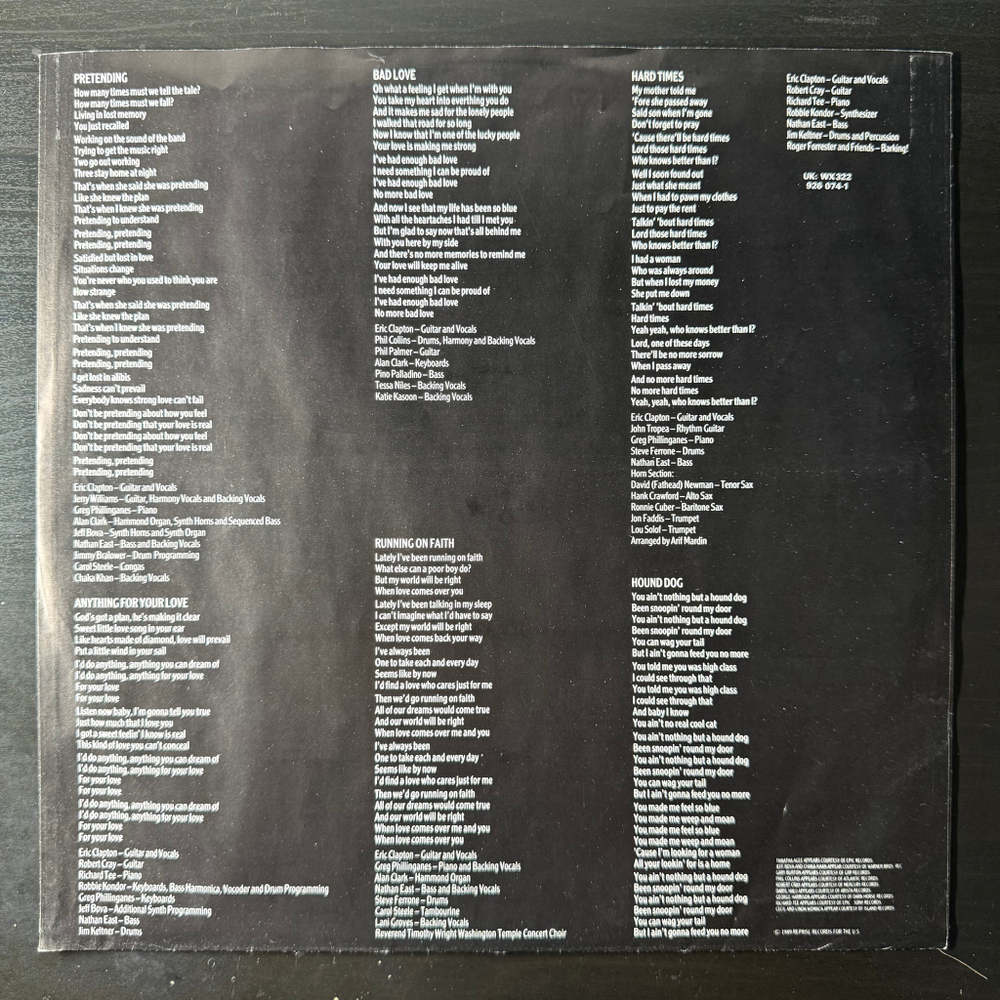 Eric Clapton - Journeyman (Германия 1989г.)