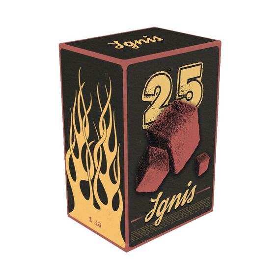 Уголь Ignis 25мм (1кг)