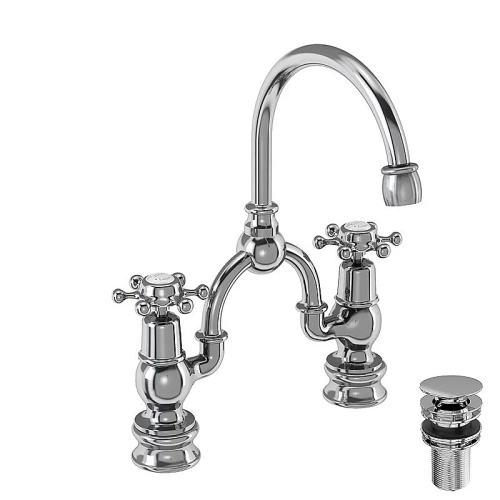 Смеситель для раковины Burlington Regent BIR27+W11