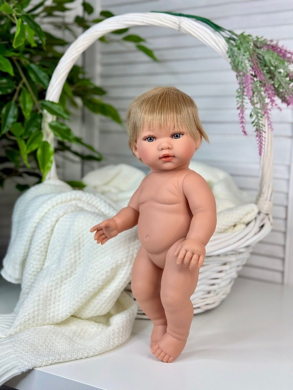 Кукла D Nenes виниловая 34см Lean (053759)