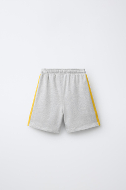 ZARA ШОРТЫ ИЗ МЯГКОЙ ТКАНИ NBA - LOS ÁNGELES LAKERS, СЕРЫЙ МЕЛАНЖ