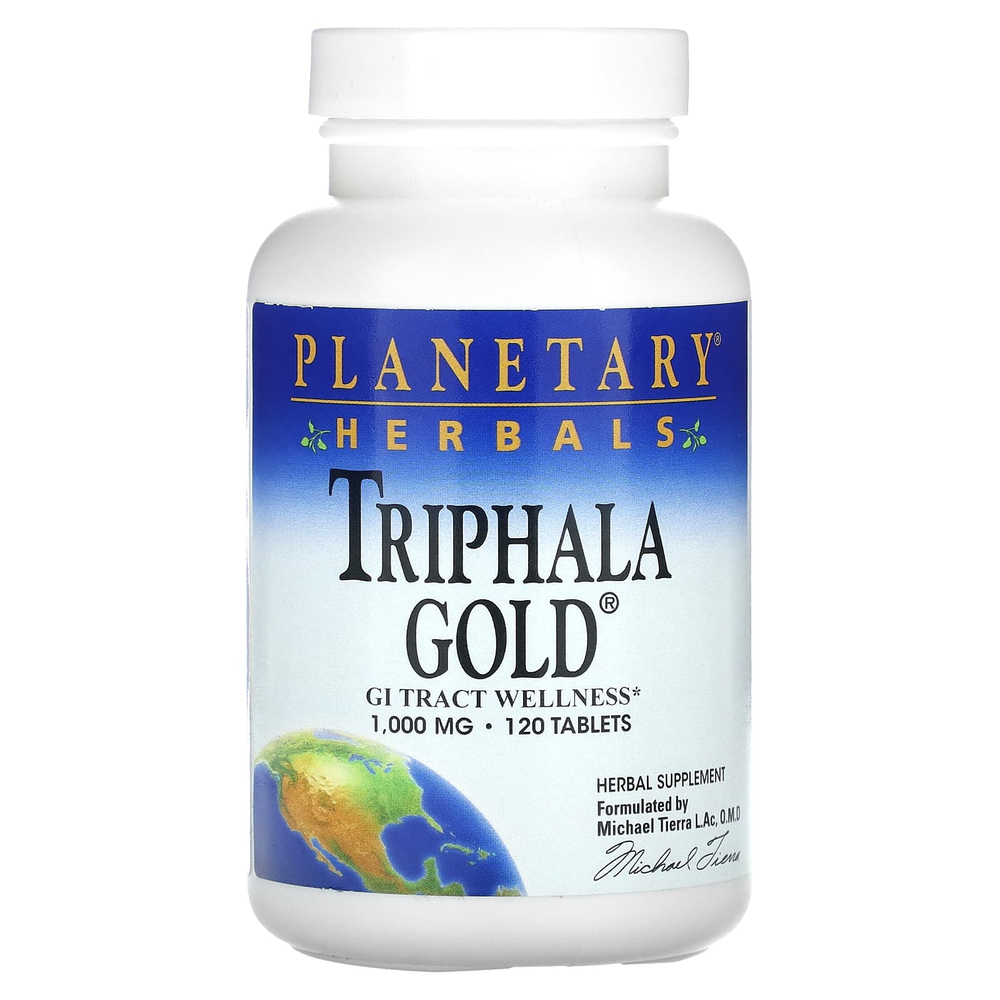 Planetary Herbals, Triphala Gold®, 120 таблеток