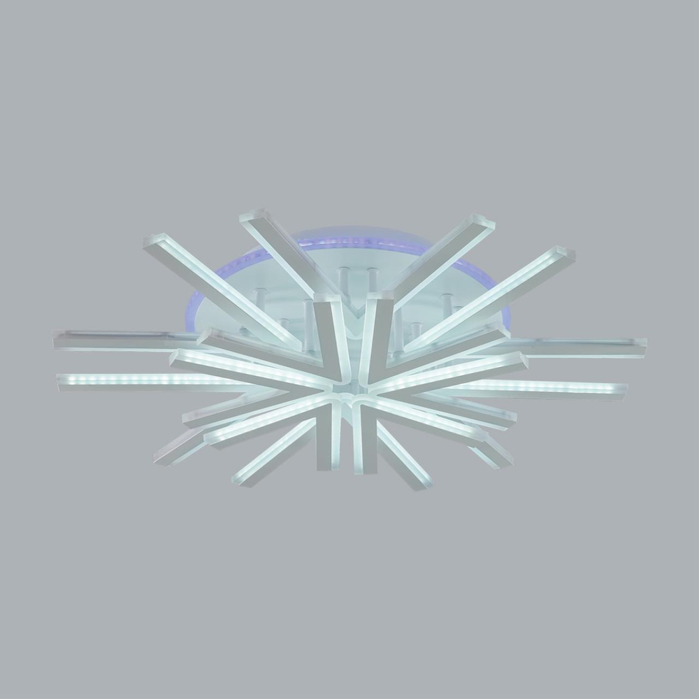 8029/95CL LEDIO LN25 248 белый/белый, металл/акрил Потолочный светильник с ПДУ  c подсв. осн. LED 95W 3000-6000К 220V ALBERTA