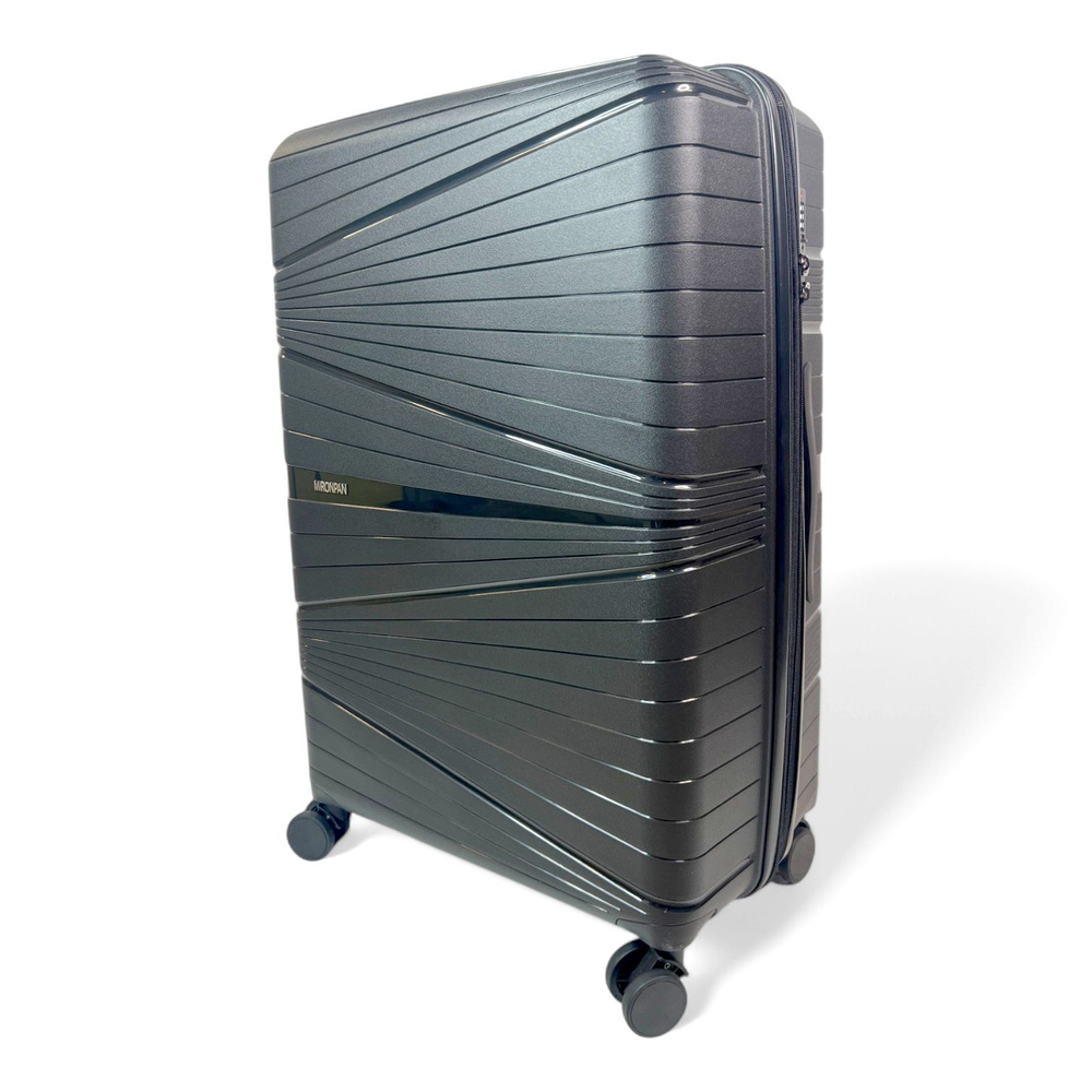 Большой чемодан Mironpan 23103, Черный, XL