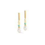 Серьги Mint Green Coeur de Lion