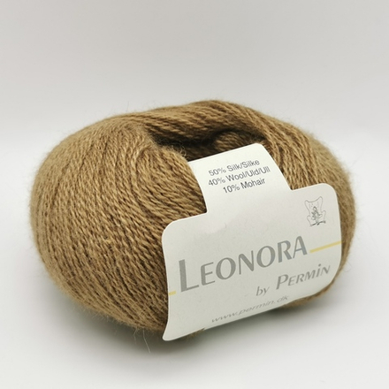 Пряжа для вязания Leonora 880402, 50% шелк, 40% шерсть, 10% мохер (25г 180м Дания)