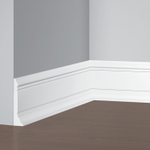 Плинтус напольный дюрополимер под покраску D226DM 90×20×2000 мм DecoMaster